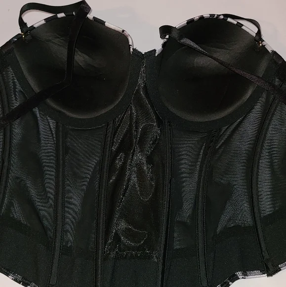 NWT 36D Victoria Secret Gray Leopard Bustier - Picture 8 of 12